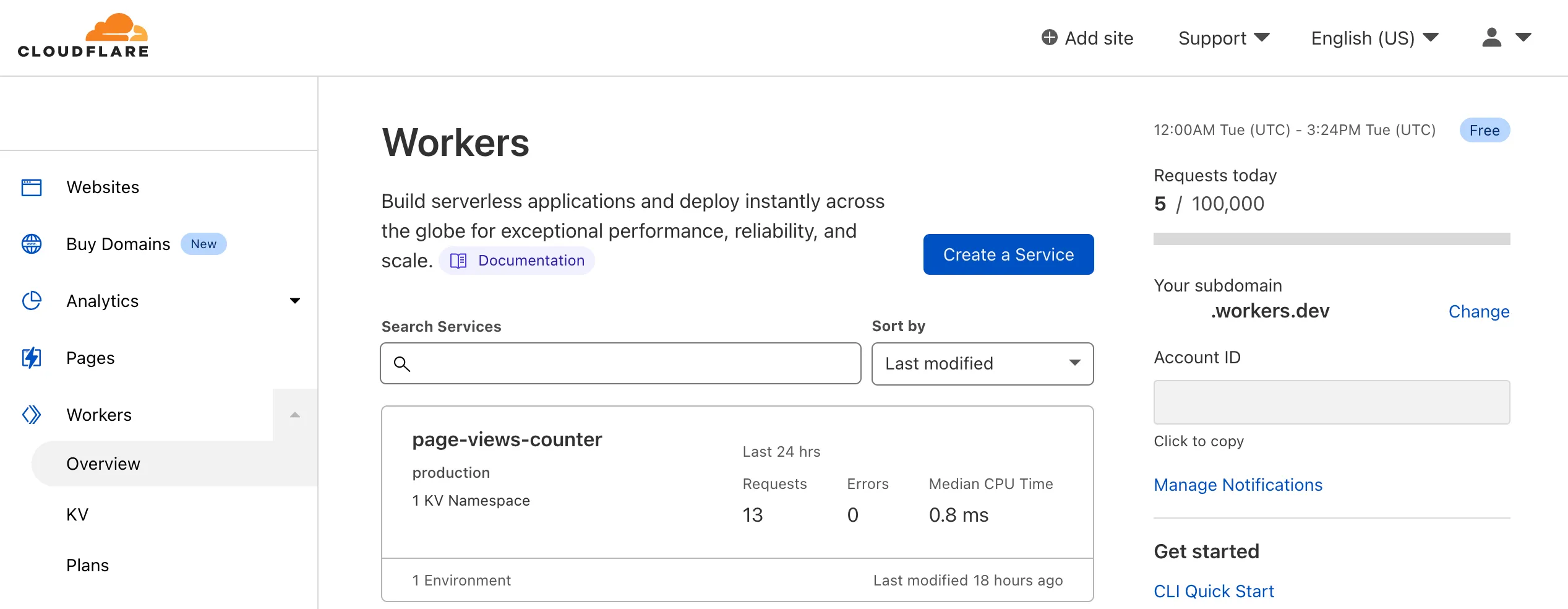 Creating a Cloudflare worker